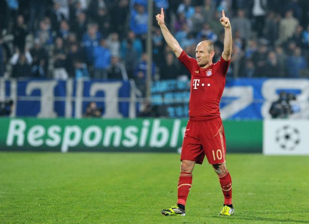 Robben decidiu pela sua saída do Bayern, segundo a imprensa / Boris horvat / AFP