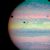 Hubble captura imagem de eclipses em Júpiter
