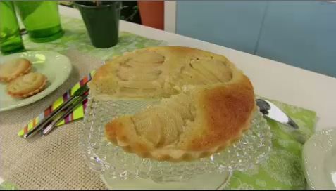 Torta de Peras com Creme de Amêndoas | Band Receitas