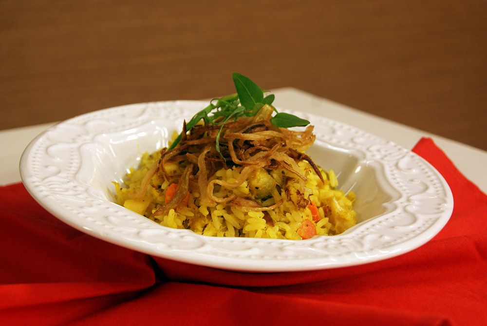 Arroz de Bacalhau com Cúrcuma | Band Receitas