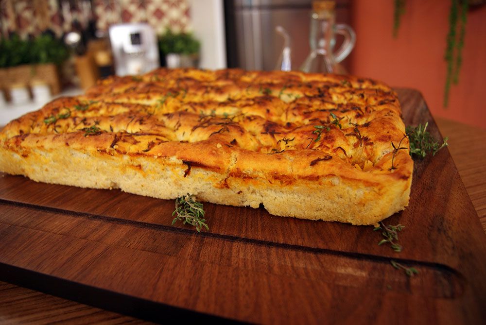 Focaccia De Frango | Band Receitas