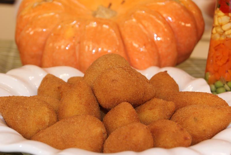 Coxinha de Abóbora com Carne de Sol | Band Receitas