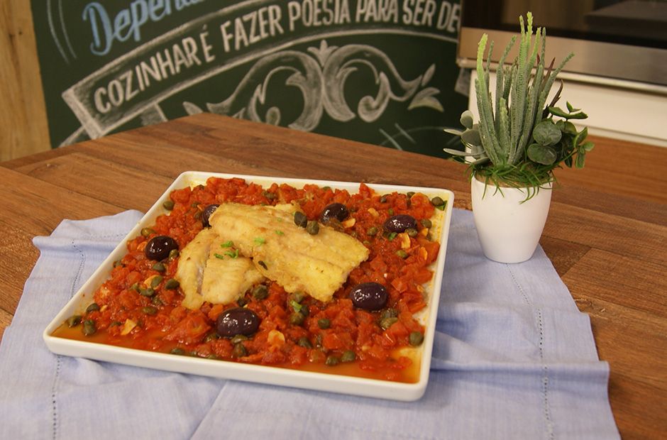 Peixe à Moda Mediterranea | Band Receitas