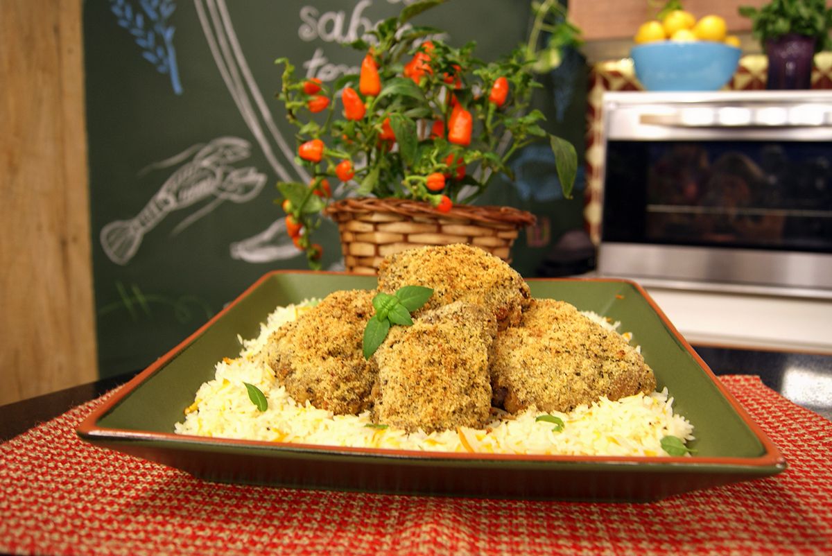 Frango com Crosta de Parmesão | Band Receitas