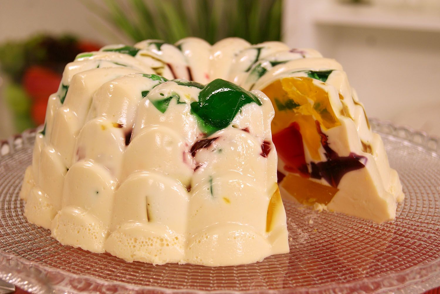 Mosaico de Gelatina Colorida | Band Receitas