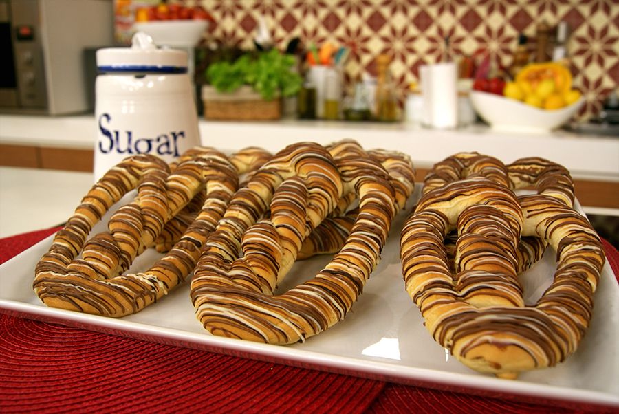 Pretzels de Chocolate | Band Receitas