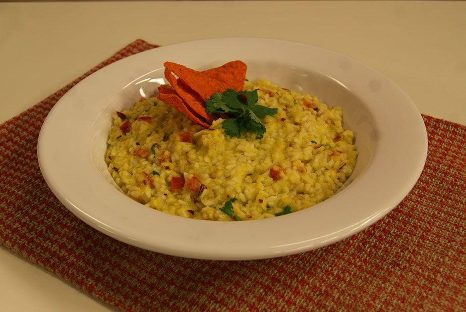 Risoto de Abacate com Crocante de Milho e Páprica | Band Receitas