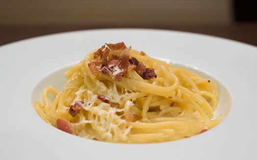 Espaguete à carbonara