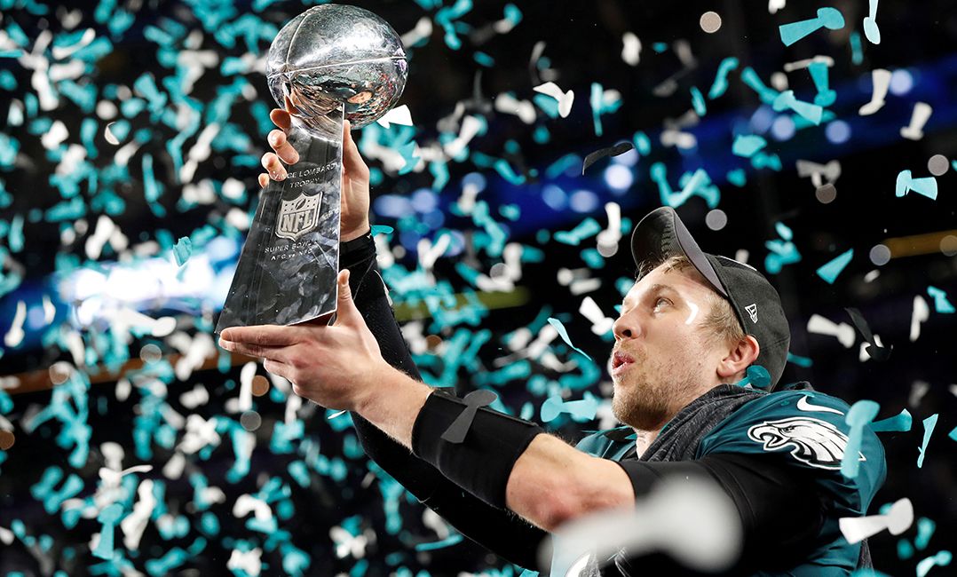 Philadelphia Eagles levou a melhor contra os Patriots Kevin Lamarque/Reuters