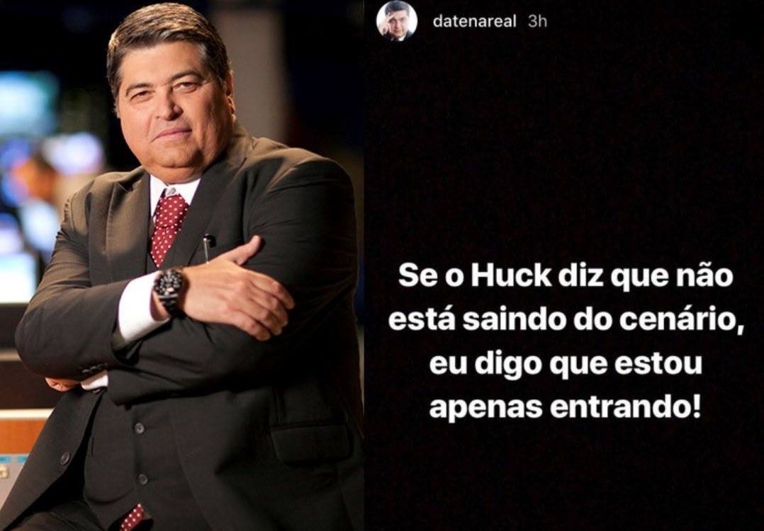 Em postagem no Instagram, Datena diz que está entrando no cenário