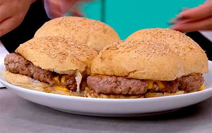 Hambúrguer de Cheddar | Band Receitas