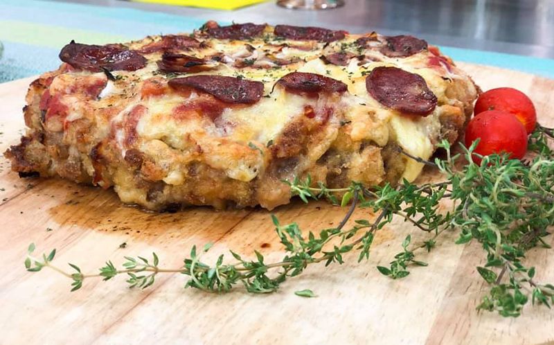 Pizza à Parmegiana | Band Receitas