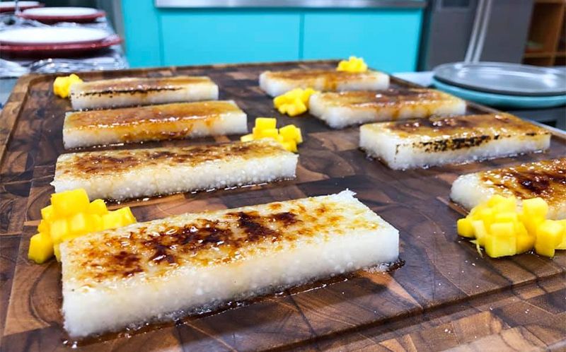 Dadinho de coco com sorvete de manga | Band Receitas