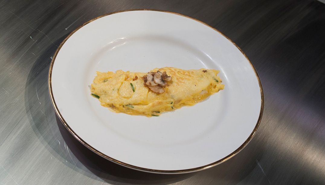 Nossa omelete francesa recebeu alguns elogios