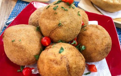 Bolinho de carne seca com provolone | Band Receitas