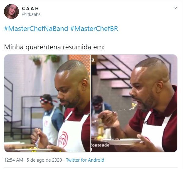 Marcos do MasterChef comenta memes sobre ele no Twitter