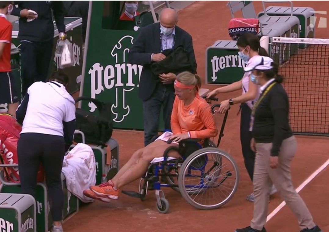 Bertens já vinha sofrendo com dores desde o WTA de Estrasburgo