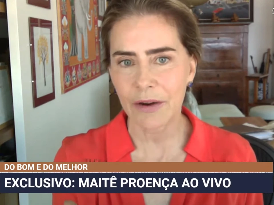 Maitê Proença foi entrevistada por Cátia Fonseca na Rádio Bandeirantes