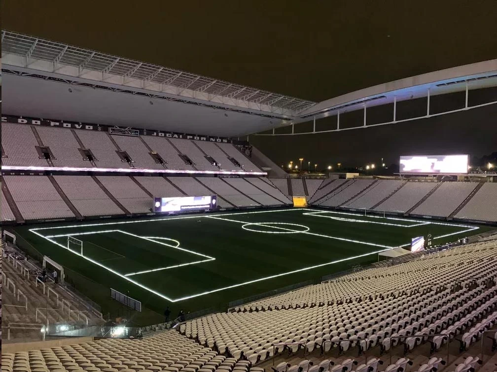 Arena Corinthians receberá Brasil x Argentina Twitter Corinthians