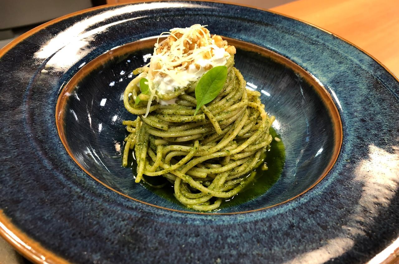 Spaghetti ao pesto | Band Receitas