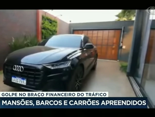 Imóvel e carro dos traficantes chamam a atenção pelo luxo Jornal da Band